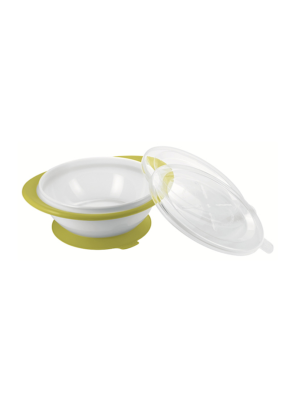 Nuk Easy Learning Esslernschale with 2 Lids, Green