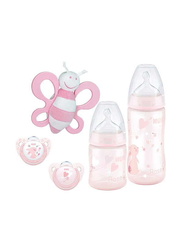 Nuk First Choice Starter Set, Baby Rose