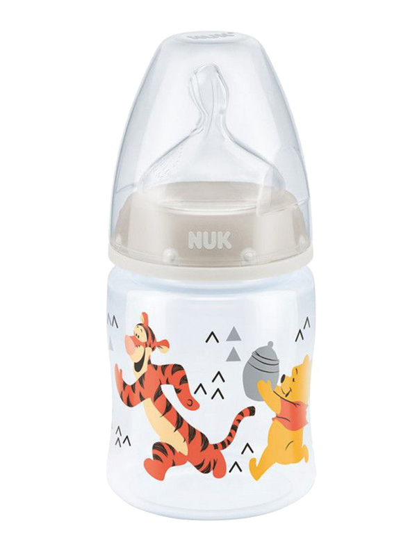 Nuk First Choice Plus Disney Winnie The Pooh Baby Bottle 150ml with Teat, White