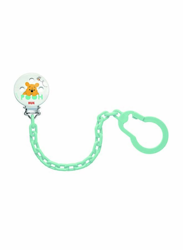 Nuk Disney Winnie The Pooh Soother Chain, Green