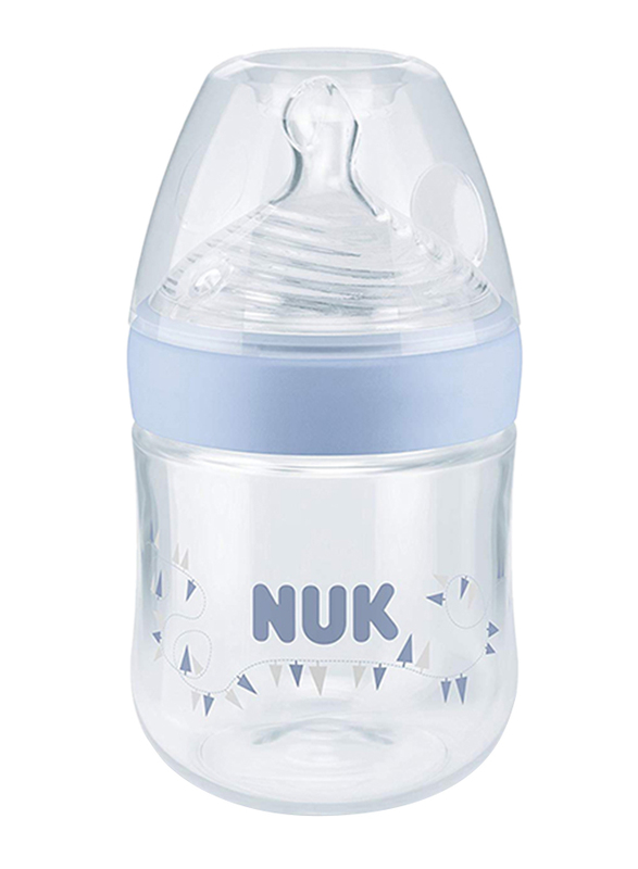 Nuk Nature Sense PP Bottle Small 0-6 Months, 150ml, Blue