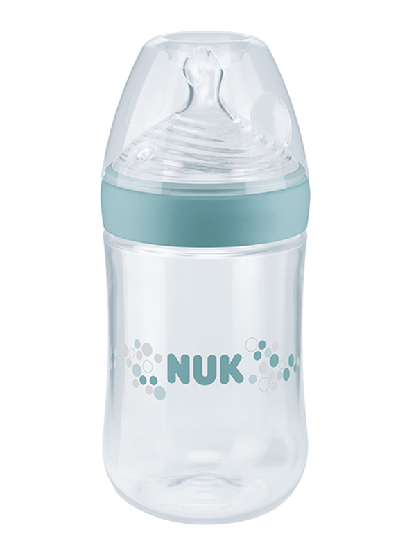 Nuk Nature Sense PP Bottle Small 6-18 Months, 260ml, Green
