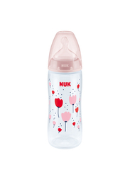 NUK First Choice Plus PP Baby Feeding Bottle, 300ml, 0-6 Months, Multicolour