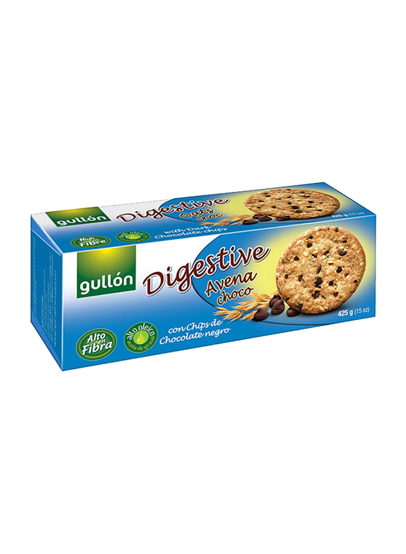 Gullon Digestive Avena Choco Chips Biscuits, 425g