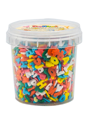 Deliket Alphabet Shape Sprinkles for Cake & Ice Cream Decoration, 80g