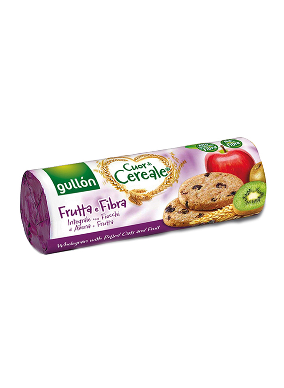 Gullon Cuor Di Cereale Fruit and Cereal High in Fiber Biscuits, 300g