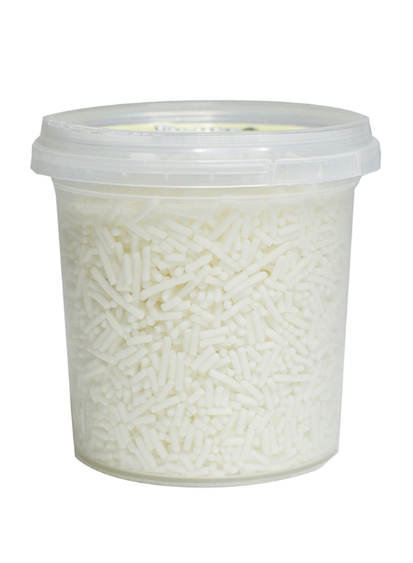 Deliket Premium Quality White Vermicelli Sprinkles, 90g