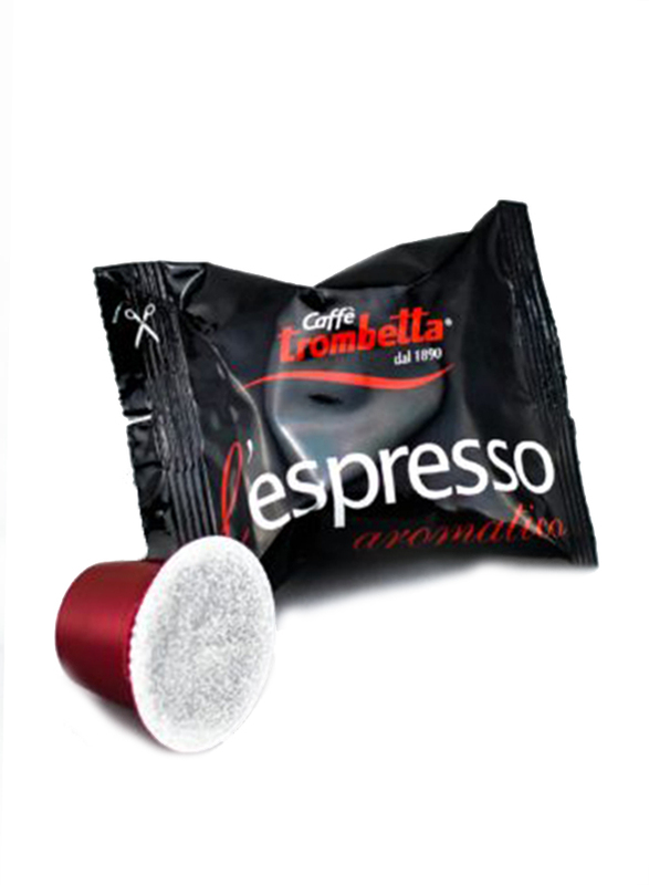 Caffe Trombetta L'Espresso Aromatico Box Coffee, 10 Capsules, 55g