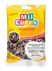 Mavalerio Mil Cores Brown and Cream Chocolate Flavored Sprinkles, 150g