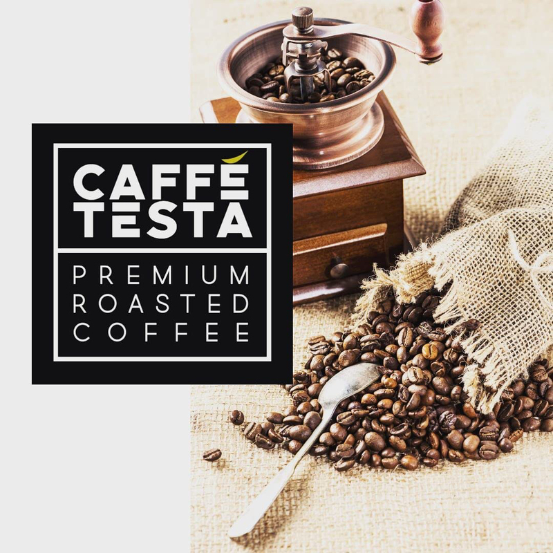 Caffe Testa Dolcecaffe Professional Roasted Classic 100% Arabica Coffee Beans, 1kg