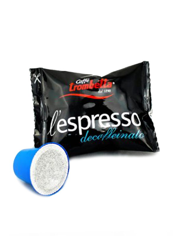 Caffe Trombetta L'Espresso Decaffeinated Coffee, 10 Capsules, 55g