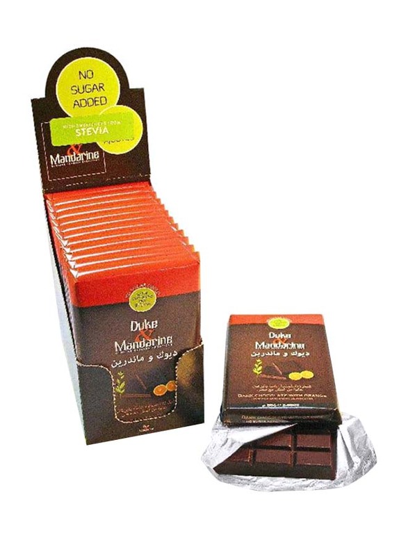 Duke & Mandarine Sugar Free Dark Chocolate with Orange, 85g