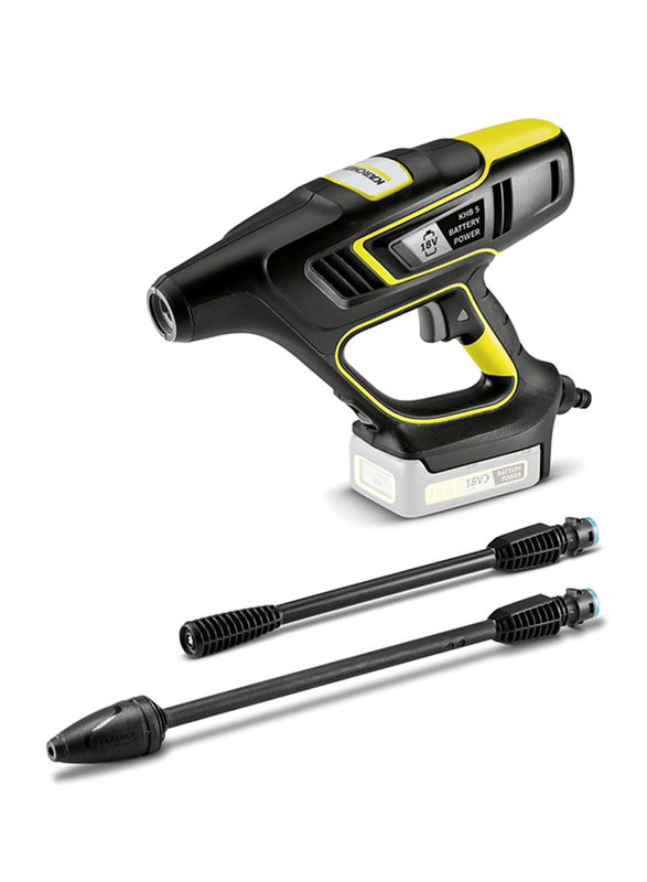 Karcher KHB 5 Battery Handheld Pressure Washer Cleaner, Black/Yellow