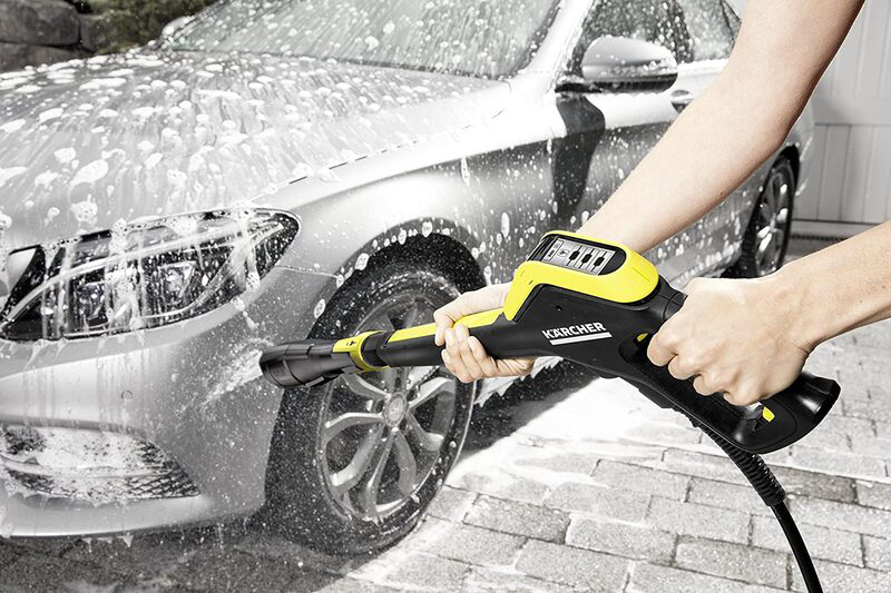Karcher K5 Premium Full Control Plus Home High Pressure Washer, Yellow/Black