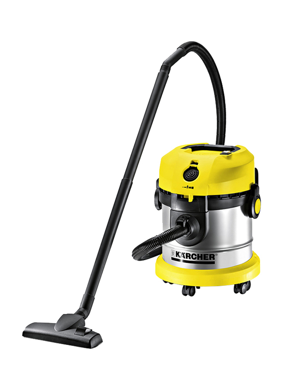 Karcher 1800W Dry Vacuums, 20L, VC 1800 SA, Yellow/Sliver/Black