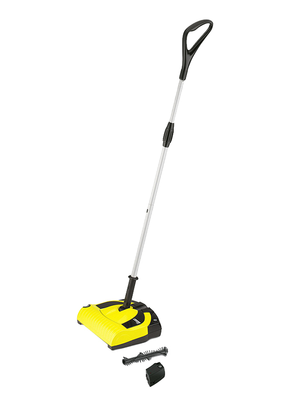 Karcher Cordless Electric Broom, 0.5L, K 55 SA, Yellow/Sliver/Black