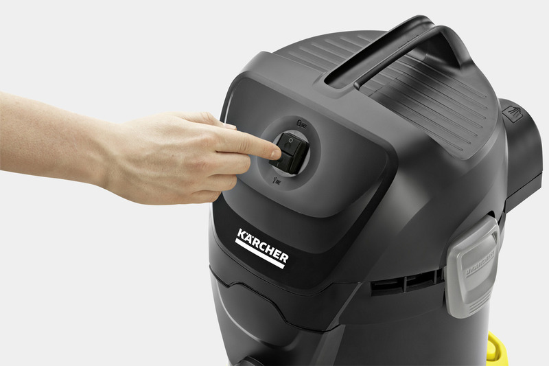Karcher AD 3 Premium Ash Fireplace Dry Vacuum, Yellow/Black