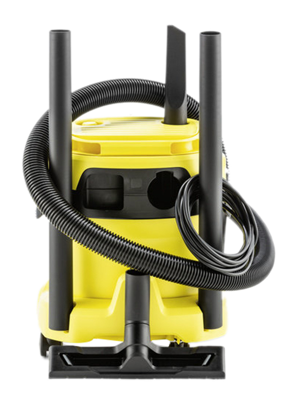 Karcher WD 2 Plus Wet & Dry Vacuum Cleaner, 12L, Yellow/Black