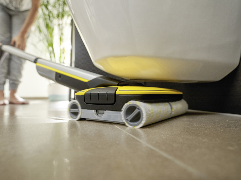 Karcher FC 7 Cordless Hard Floor Cleaner, Yellow/Silver