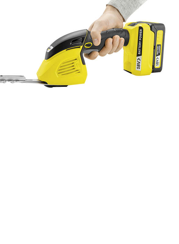 Karcher GSH 18-20 Battery Grass and Shrub Shear Trimmer, Black/Yellow