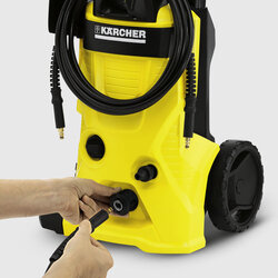 Karcher 1800W High Pressure Washer, K 4 GB, Yellow/Black