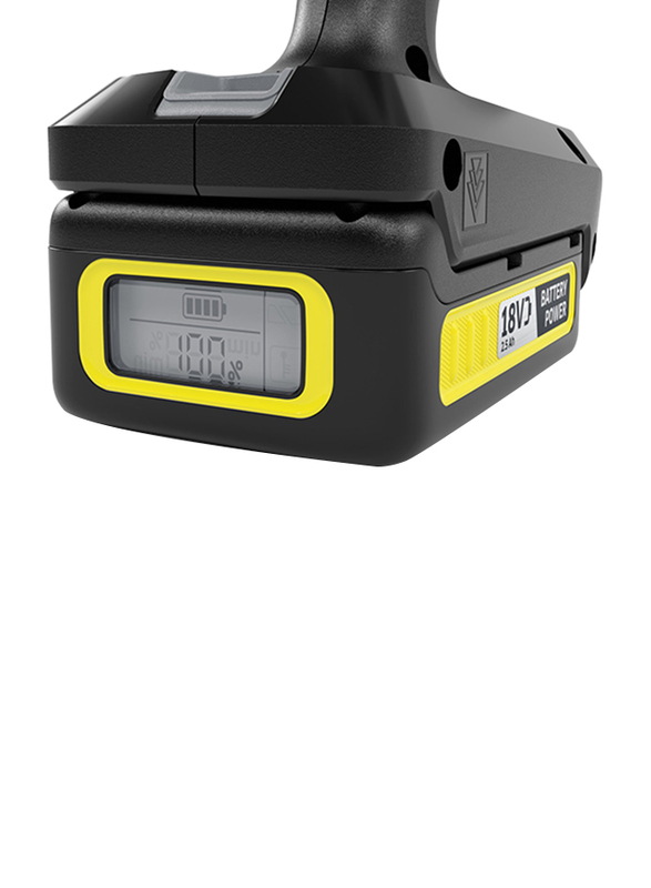 Karcher KHB 6 Battery Handheld Pressure Washer Cleaner, Black/Yellow