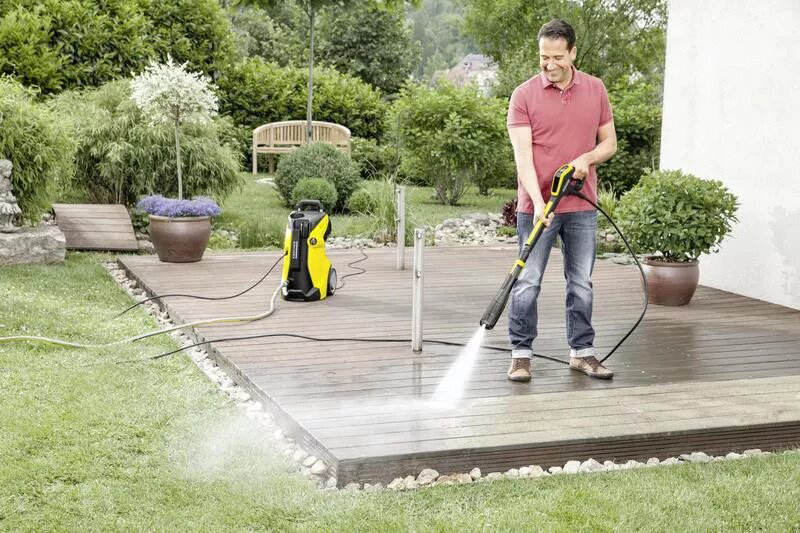 Karcher K7 Premium Full Control Plus Home High Pressure Washer, Yellow/Black