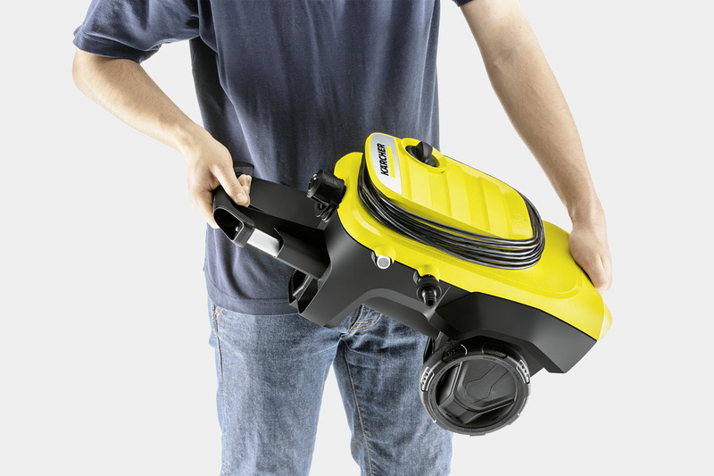 Karcher 1800W High Pressure Washer, K 4 Compact GB, Yellow/Black