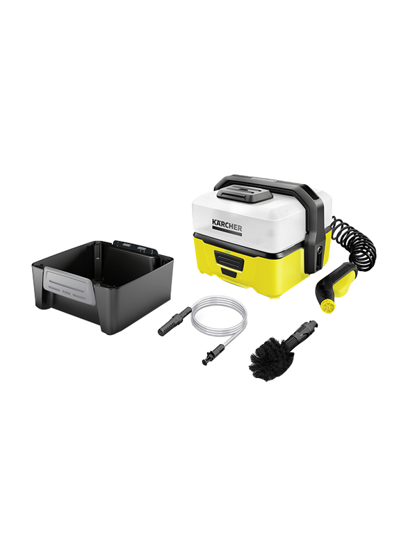 Karcher OC 3 + Adventure Portable Pressure Washer, Yellow/Black