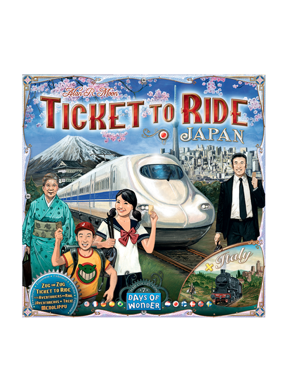 

Days of Wonder Ticket to Ride: Vol 07 Japan & Italy Board Game, 8+ Years