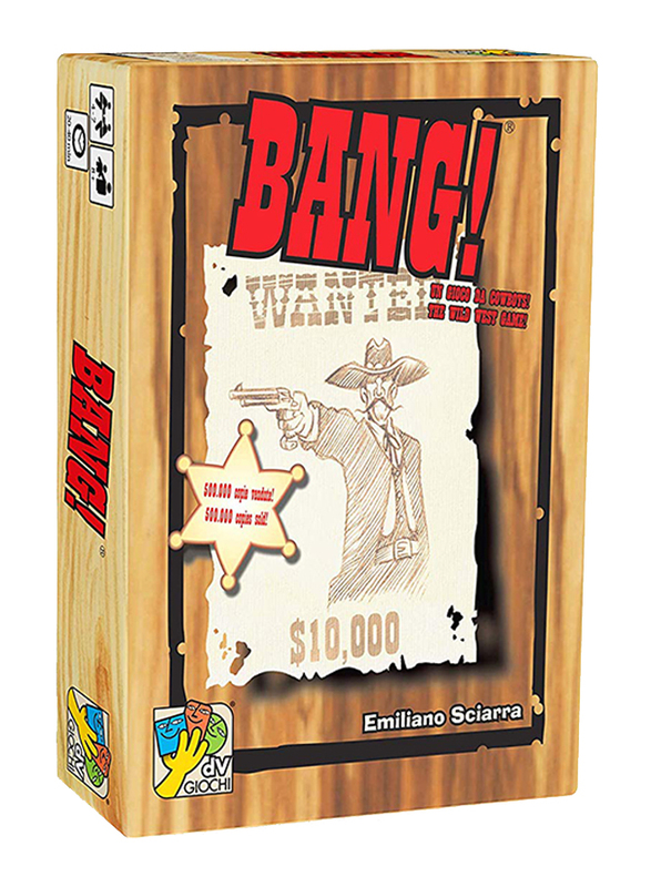 

dV Giochi Games Bang 4th Edition Card Game, 8+ Years