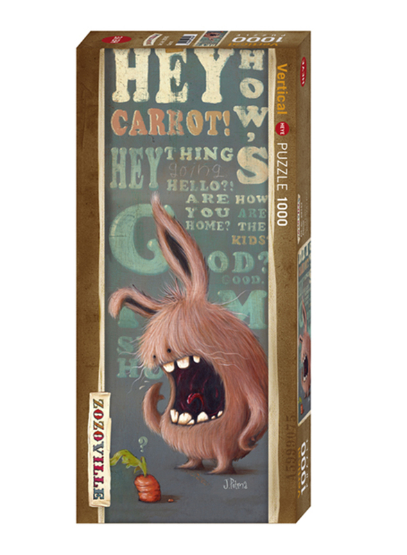 

Heye 1000-Piece Zozoville Carrot Jigsaw Puzzle, 9+ Years