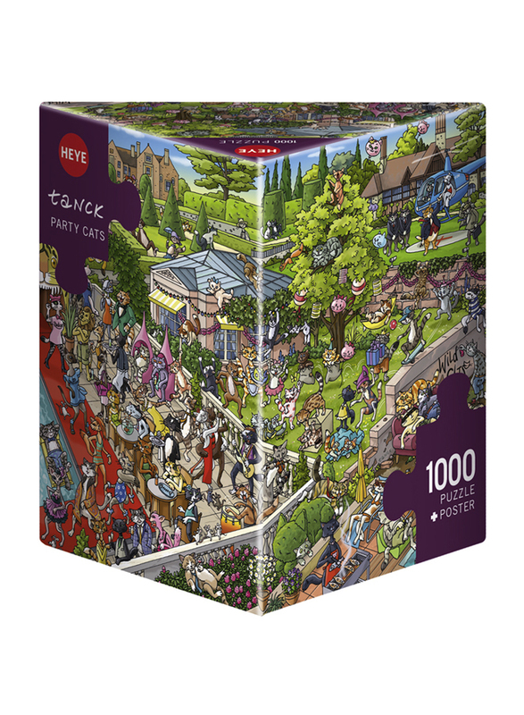 

Heye 1000-Piece Party Cats Puzzle, 12+ Years