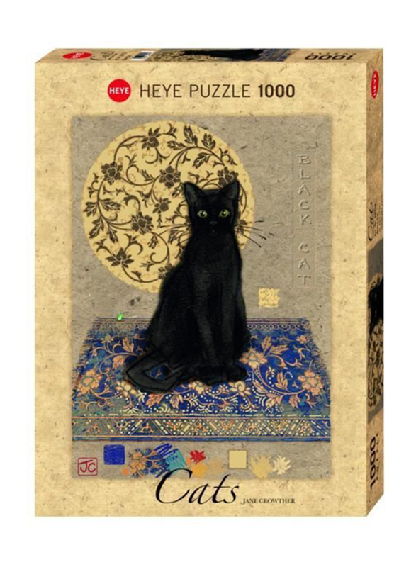 

Heye 1000-Piece Black Cat Jigsaw Puzzle, 3+ Years