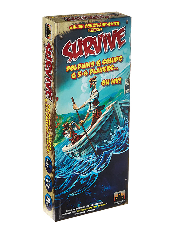 

Stronghold Games Survive Escape from Atlantis! Dolphin, Squids & 5-6 Players Board Game