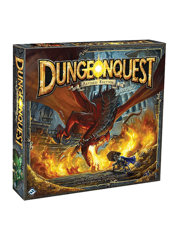 

Fantasy Flight Games Juego Dungeon Quest Revised Edition Board Game, 13+ Years