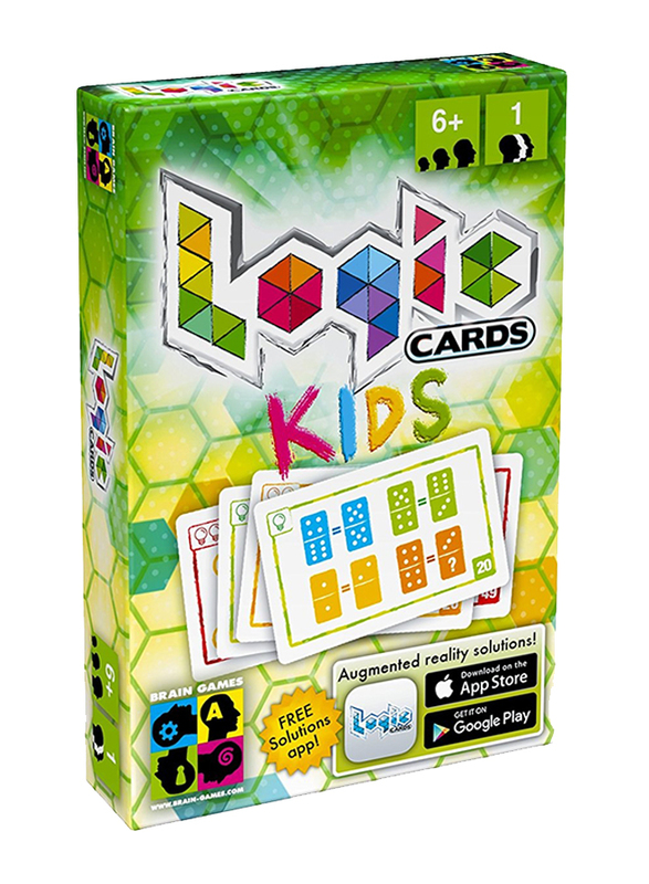 

Brain Games Logic Cards: Kids Card Game, 6+ Years