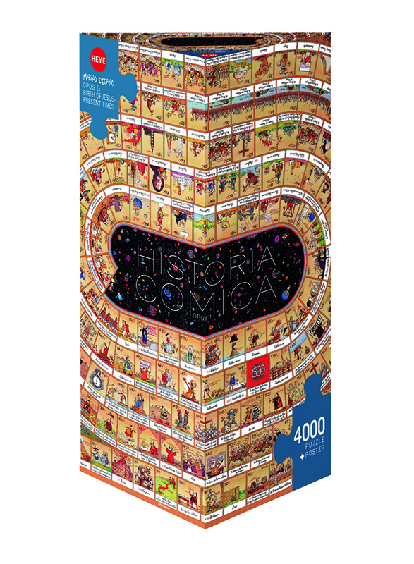 

Heye 4000-Piece Degano - Historia Comica 1 Jigsaw Puzzle, 8+ Years
