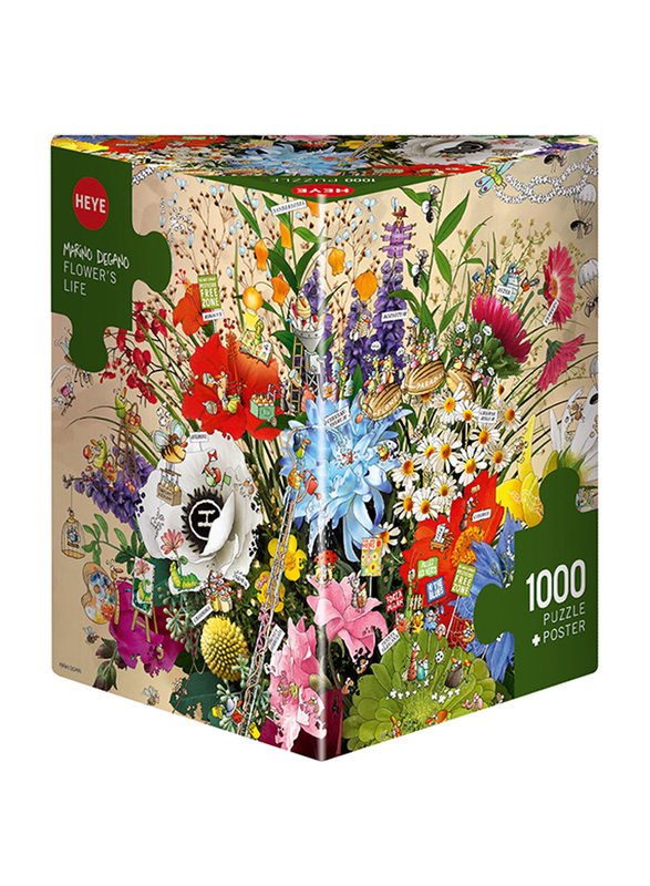 

Heye 1000-Piece Flower's Life Puzzle, 12+ Years