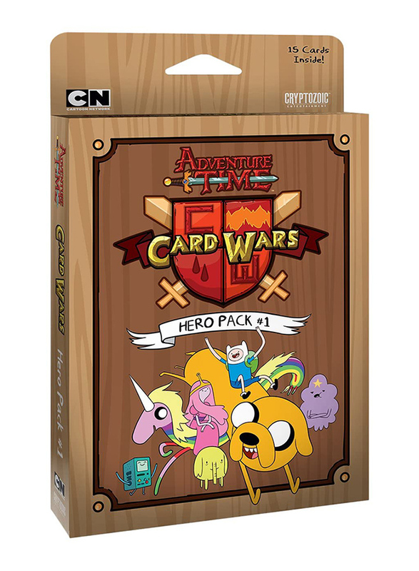 

Cryptozoic Entertainment Adventure Time Card Wars Collector's Pack: Hero Pack #1 Card Game, 10+ Years
