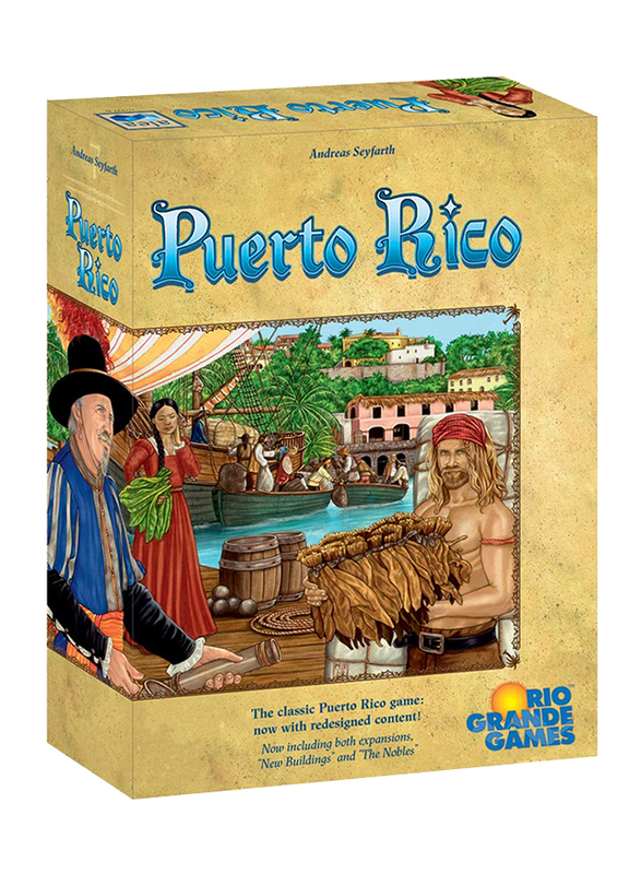 

Rio Grande Games Puerto Rico: Deluxe Edition Board Game