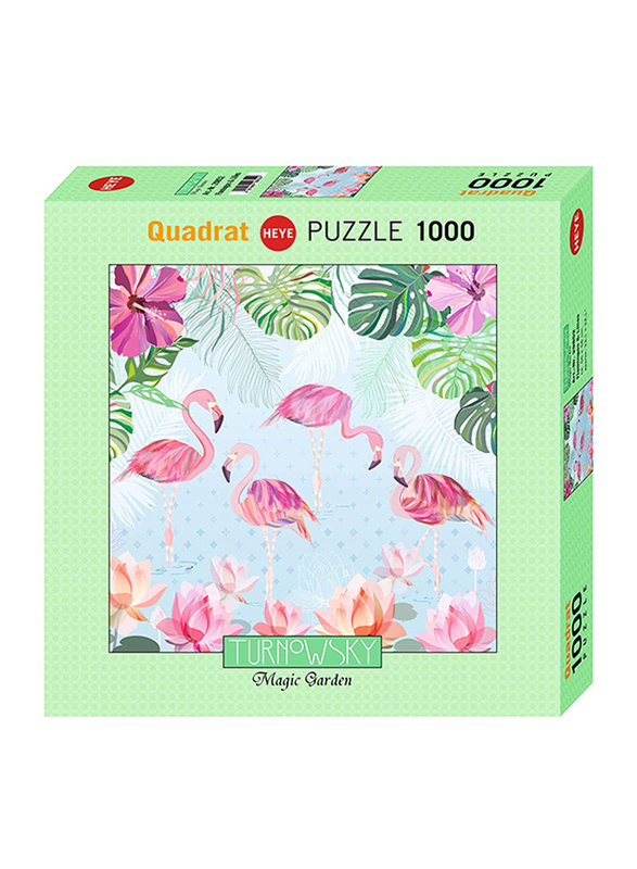 

Heye 1000-Piece Turnowsky Flamingos & Lilies Puzzle, 12+ Years