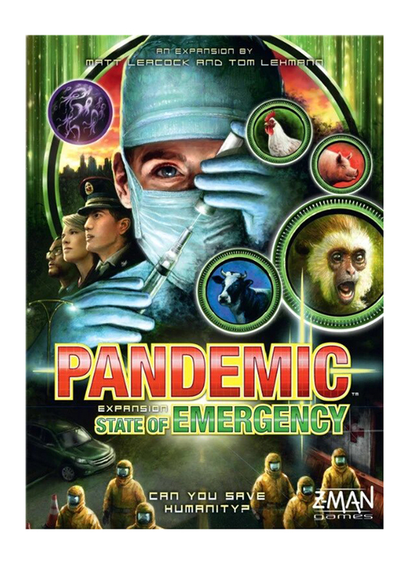 

Z-Man Games Pandemic Expansion 03: State of Emergency Board Game