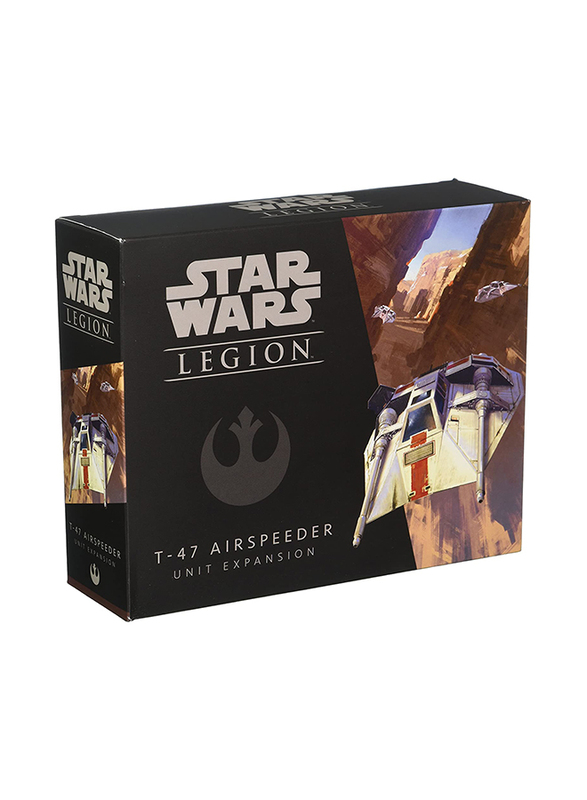 

Fantasy Flight Games Star Wars Legion T-47 Airspeeder Unit Expansion, White/Brown, Ages 12+