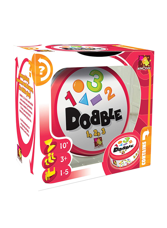 

Asmodee Dobble: 123 Card Game, 3+ Years
