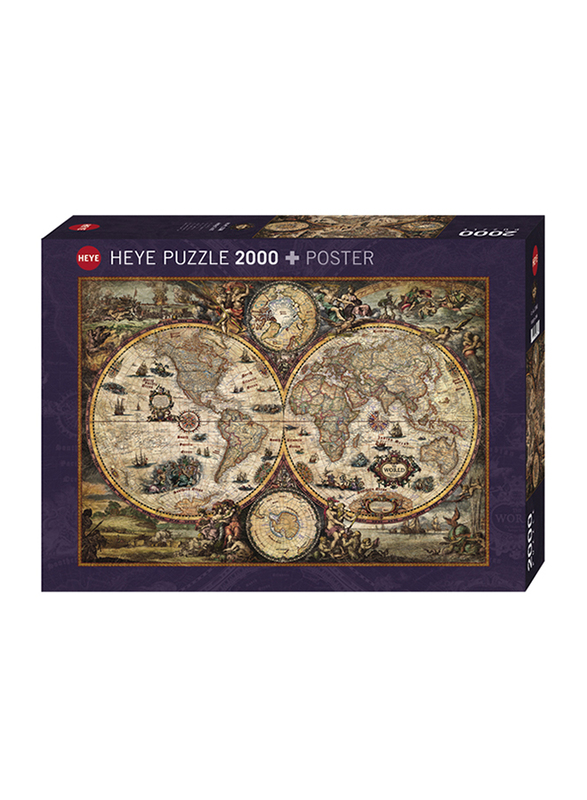 

Heye 2000-Piece Rajko Zigic Vintage World Puzzle, 12+ Years