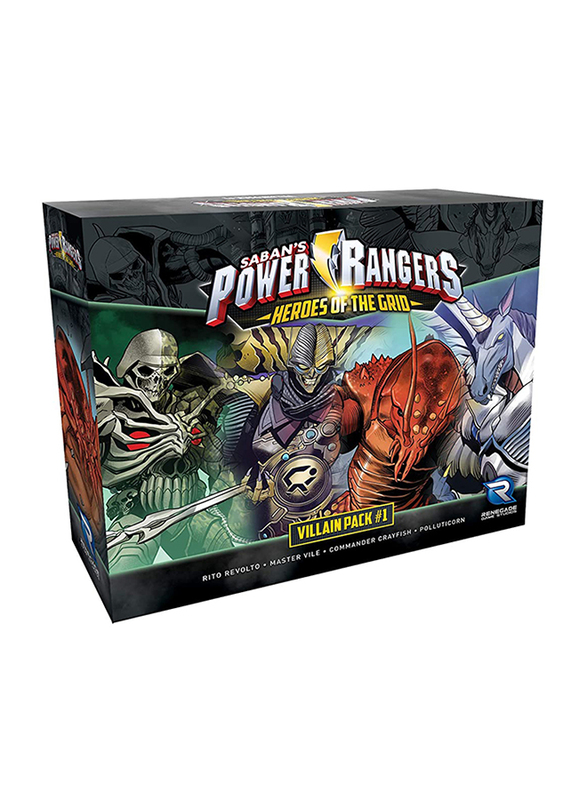 

Renegade Game Studios Power Rangers: Heroes of the Grid Cyclopsis Deluxe Figure Board Game