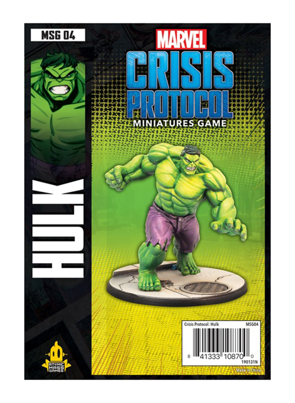 

Atomic Mass Games Marvel Crisis Protocol Hulk, Ages 14+