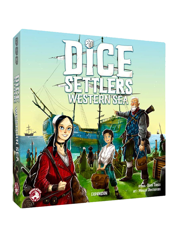 

Board&Dice Dice Settlers Western Sea Dice Game, 14+ Years