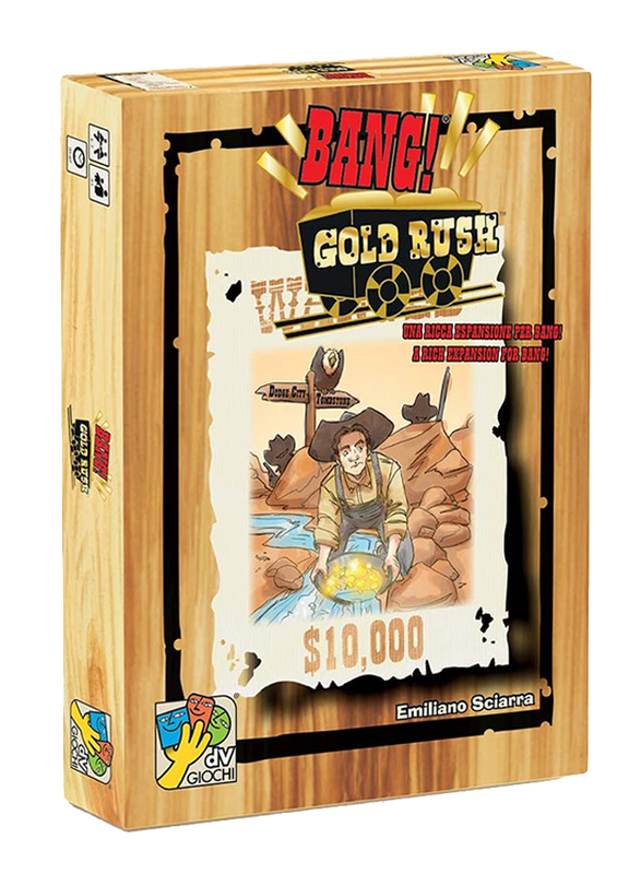 

dV Giochi Games Bang 4th Edition Gold Rush Card Game, 12+ Years